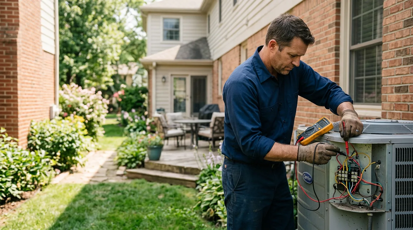 HVAC technician working near Moulton, AL